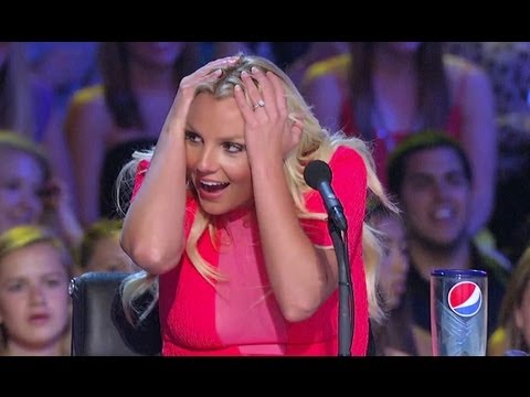 "X FACTOR" AUDITIONS EPISODE 3 BRITNEY SINGS HAPPY BIRTHDAY TO LA REID 02x03- X CAP