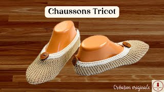 CHAUSSONS TRICOT DEBUTANTS -FEMME -ENFANTS -ADULTES @carolinesophiecreations👇