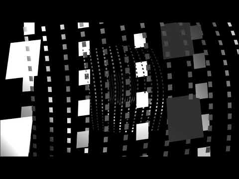 Club Visuals 1222 - Black & white Motion Background Loop HD