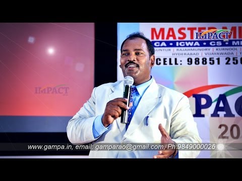 Memory Skills | Peddiraju | TELUGU IMPACT Hyd 2014