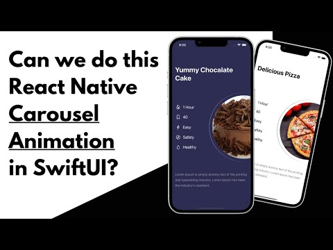 Can we do this React Native Carousel Animation in SwiftUI - Animated Carousel Slider - Xcode 13