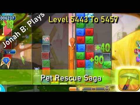 Pet Rescue Saga Level 5443 To 5457