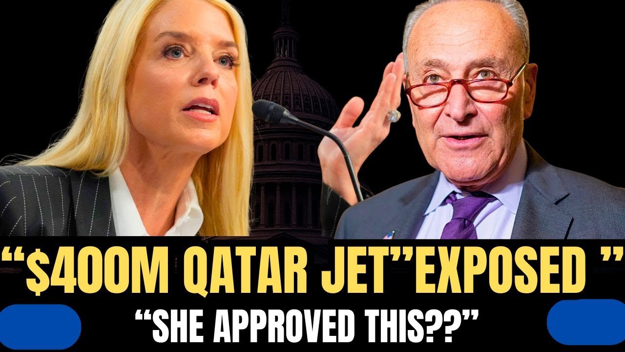 Schumer Exposes Qatar–Trump $400M Jet Gift: Calls Out AG pam Bondi