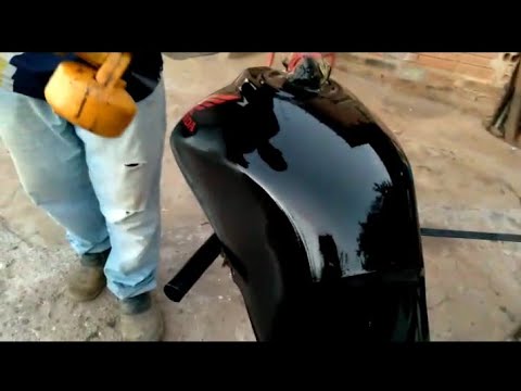 pintura espelhada com bombinha de matar mosquito (tanque da fan pt:1)