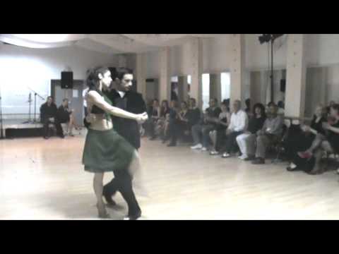 2 Federico Farfaro i Liesl Bourke milonga w CK105 - 1 Festival Tanga Argentyńskiego