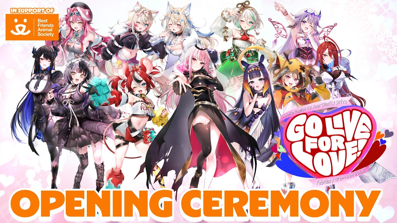 【GO LIVE for LOVE!】HoloEN Charity Drive Opening Ceremony!!! #calliolive