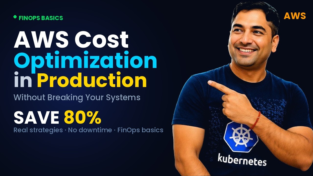 AWS Cost Optimization in Production 💰 Save 80% Without Breaking Systems | FinOps Basics
