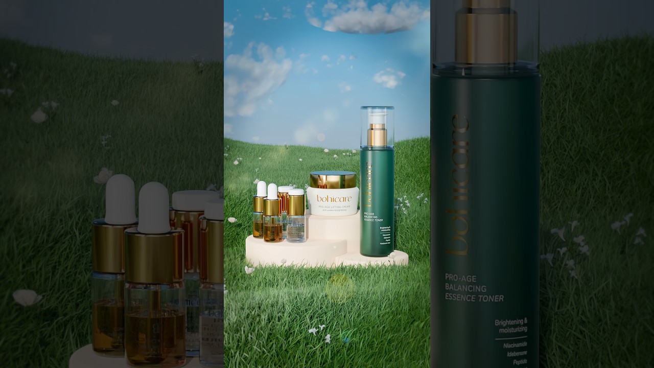 Bohicare Skincare — Premium 3D Product Animation | Blender