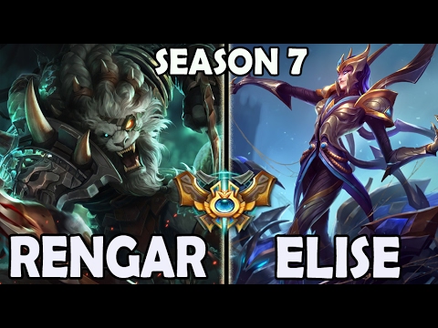 Afreeca Spirit Rengar Jungle vs Elise - Rank #95 Challenger Korea