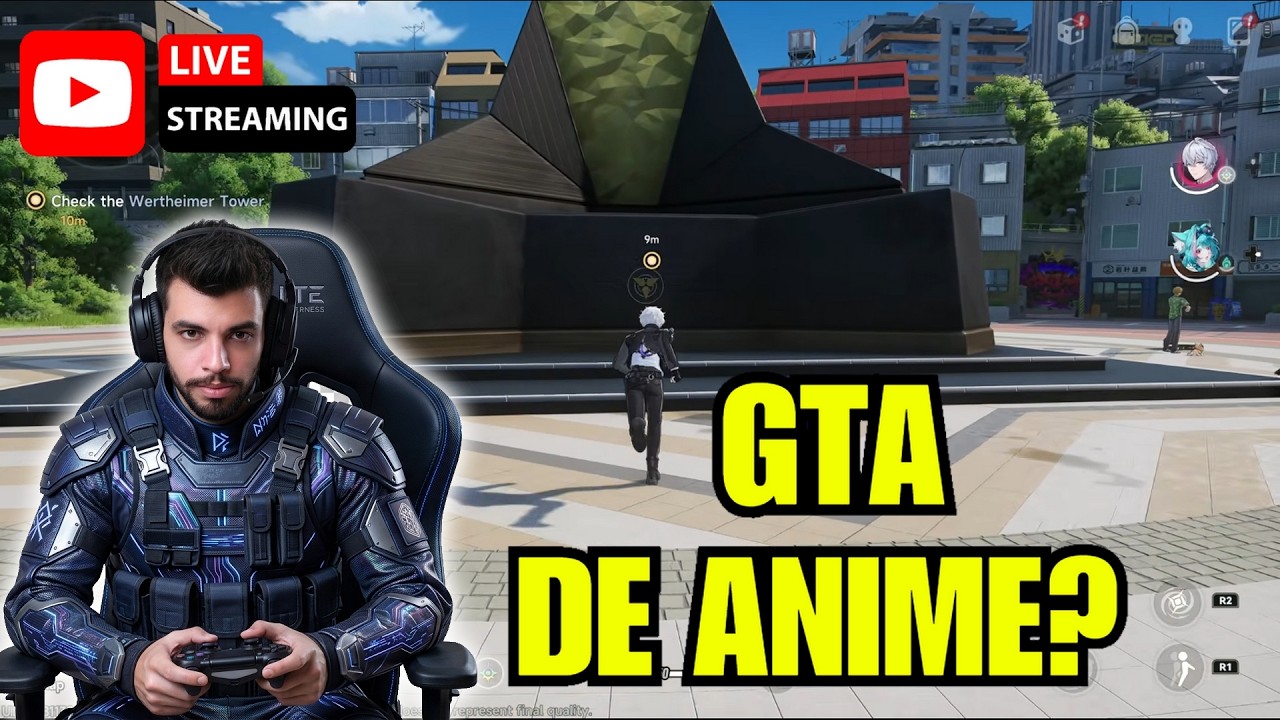 O "GTA DE ANIME" CHEGOU! 🚗💨 Jogando NEVERNESS TO EVERNESS no Lançamento! (NTE Gameplay)