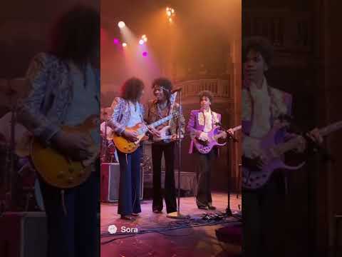 Marc Bolan From the 70's Band T. Rex Jams With Jimi Hendrix and Prince at the Lyceum Theatre London