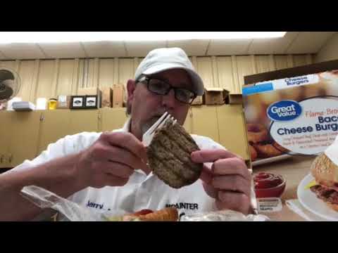 Great Value Flame Broiled Bacon Cheese Burgers # The...