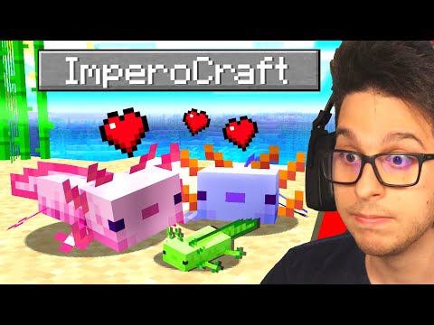 IL NUOVO AXOLOTL SUPER RARO NEL MIO MONDO - ImperoCraft Ep  142