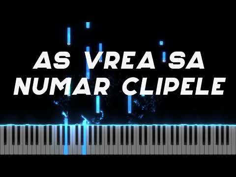 As vrea să număr clipele - Catalin si Ramona Lup - Instrumental Pian - Negativ Pian - Tutorial