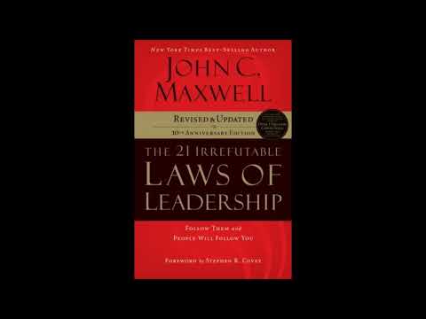 The 21 irrefutible laws of leadership by John C  Maxwell Audiobook
