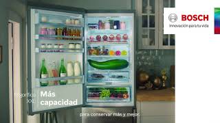 Bosch Los frigoríficos VitaFresh XXL son perfectos para guardar tus alimentos más tiempo anuncio