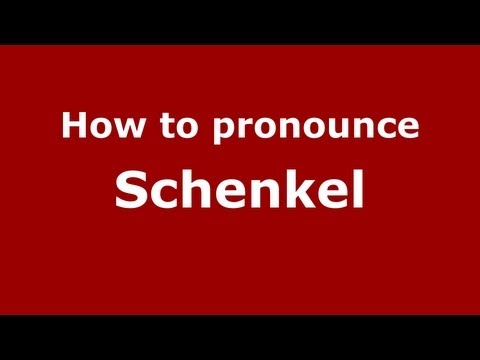 How to Pronounce Schenkel - PronounceNames.com