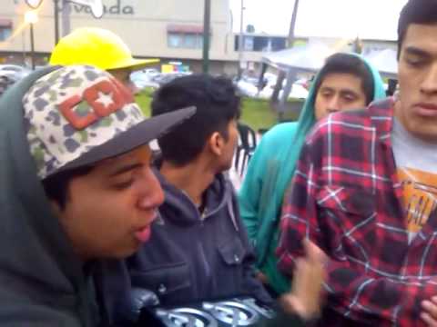 Después de las audiciones para FREESTYLE K.O en Monterrico: MK-Dnadie-Jair-Soli-Scracs- Joselo