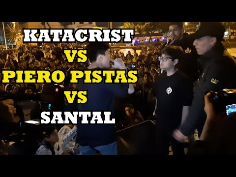 PIERO PISTOLAS VS KATACRIST VS SANTAL-OCTAVOS CLASIFICACIÓN FMS  PERÚ PLAZA DE REYES