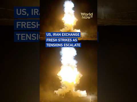 US, Iran exchange fresh strikes as tensions escalate #worldnow