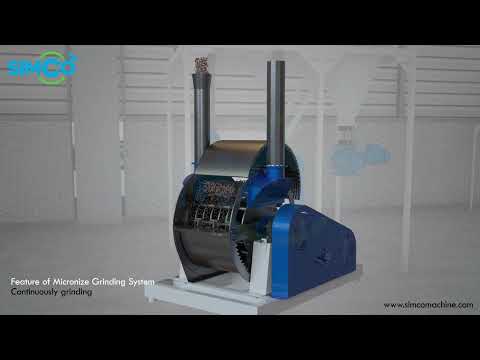 AKON & SIMCO MICRONIZER MILL