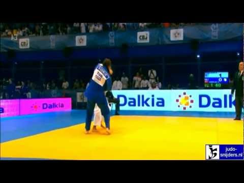 Judo 2012 World Championships Teams Salvador: Ojeda (CUB) - Ozerler (TUR) [-57kg]