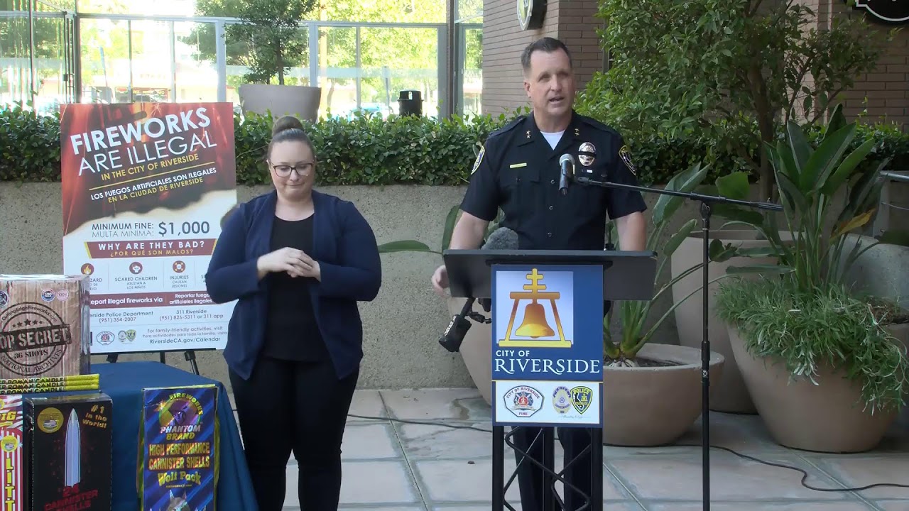 LIVE: Fireworks Are Illegal in the City of Riverside