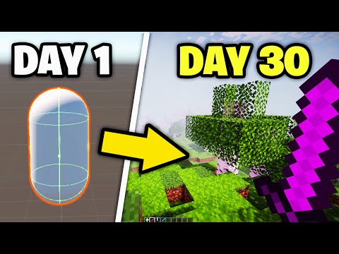 I Made Minecraft 2 in 30 Days! (No mods…)