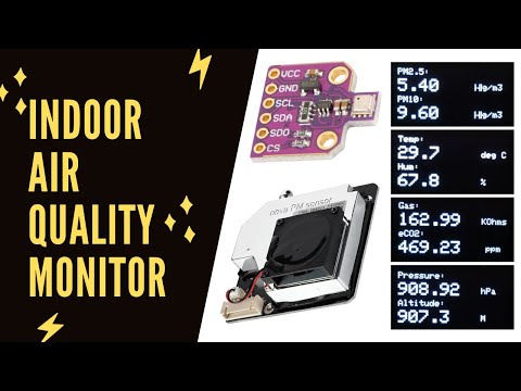 How To Build Air Quality Monitor - Measure Pm2.5, Pm10, Co2, And Temperature