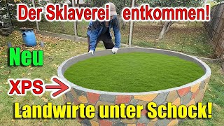 Runde, warme Hochbeete selber bauen – Ernte ohne Ende dank Bio-Gärtnern!