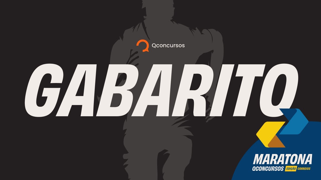 Concurso Correios: Gabarito do 3º Simulado | Correção de Simulado #maratonaqc