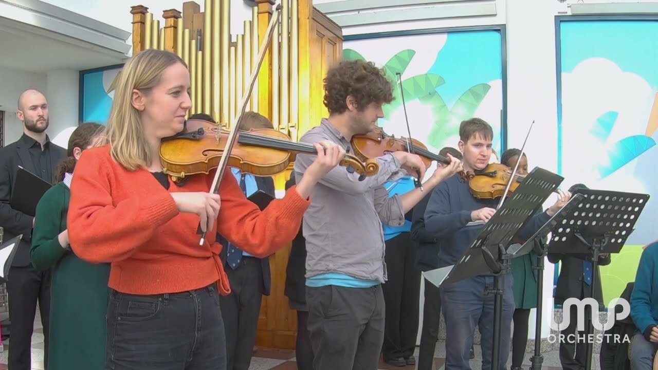 A pop-up performance of Mozart's 'Lacrimosa' 