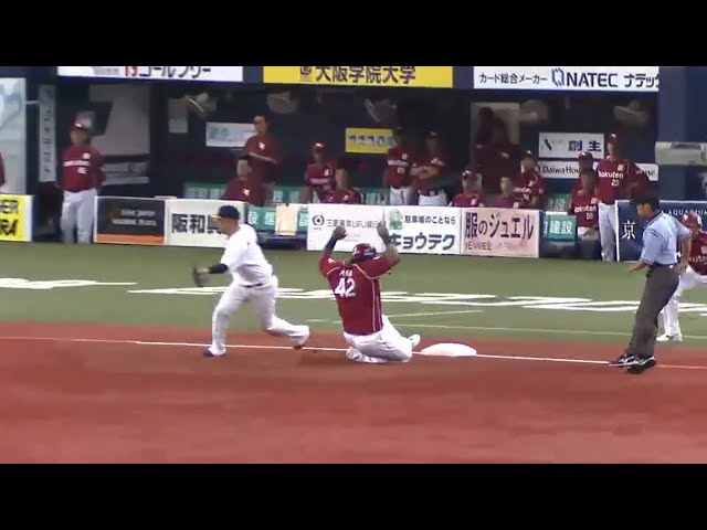 【6回表】チームNo.1の走塁意識 これがイーグルス・ペーニャの機動力!! 2015/8/26 Bs-E