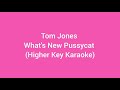Tom Jones What S New Pussycat Higher Key Karaoke