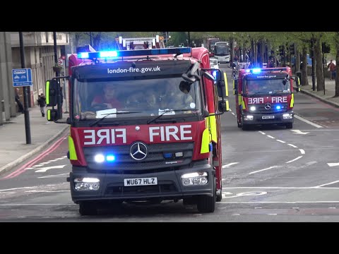 London Fire Brigade | Responses & Turnouts | Large Compilation