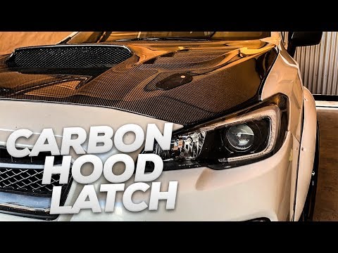 WRX AeroCatch Hood Latch Install