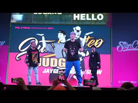 FunkyStep vol.8 Final Popping Judges Hoan showcase 4K