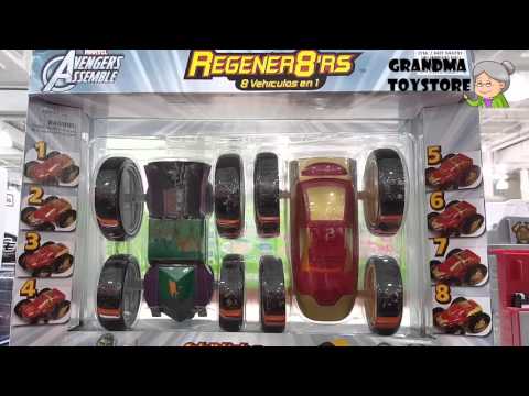 Unboxing TOYS Review/Demos - avenger assemble regener8