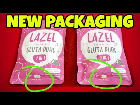 LAZEL Gluta Pure 2 in 1 New Packaging 2020