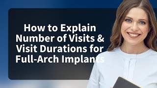How to Explain Number of Visits & Visit Durations for Full‑Arch Implants