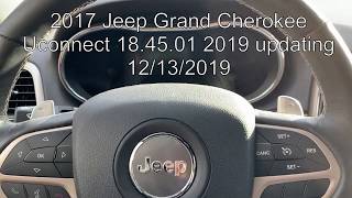 2017 Jeep Grand Cherokee 2019 FCA Uconnect 8.4AN & 8.4A Software Update