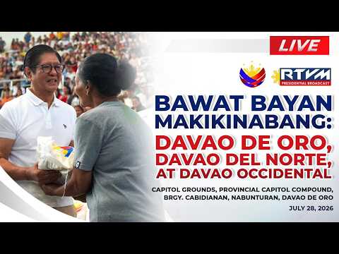 Bawat Bayan Makikinabang: Davao de Oro, Davao del Norte & Davao Occidental Nabunturan, Davao de Oro