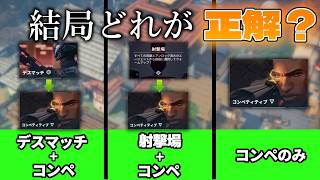 【検証】ランクって結局どの方法が一番あがりやすいの？～「デスマッチ」+「コンペティティブ」編(再始動)～[2日目]【VALORANT】