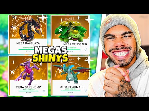 SHINY DAS NOVAS MEGA EVOLUÇÕES - POKEMON GO  | Cris |
