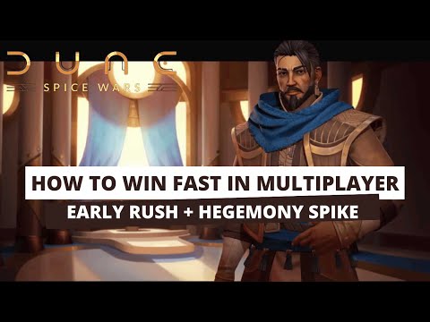 Dune. How to Win Fast in Multiplayer. Early Rush and Hegemony Spike