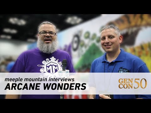 Gen Con 2017 - Arcane Wonders (Dice Tower Essentials: Viral and the Sherif of Nottingham: Merry Men)