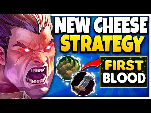 *Guaranteed 1st Blood* I found a New Cheese Strategy on Darius (100% Free LP)
