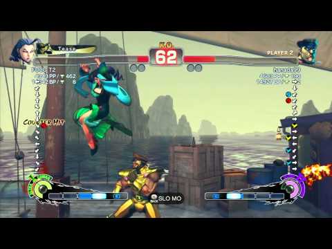 SSF4 AE: FUCU T2 (Rose) vs hanada99 (Dictator) - Ranked Match (720p HD)