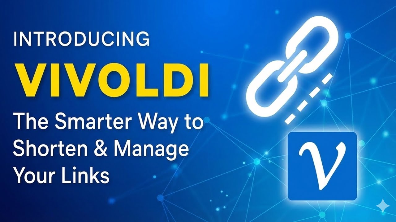Introducing Vivoldi: The Smarter Way to Shorten & Manage Your Links