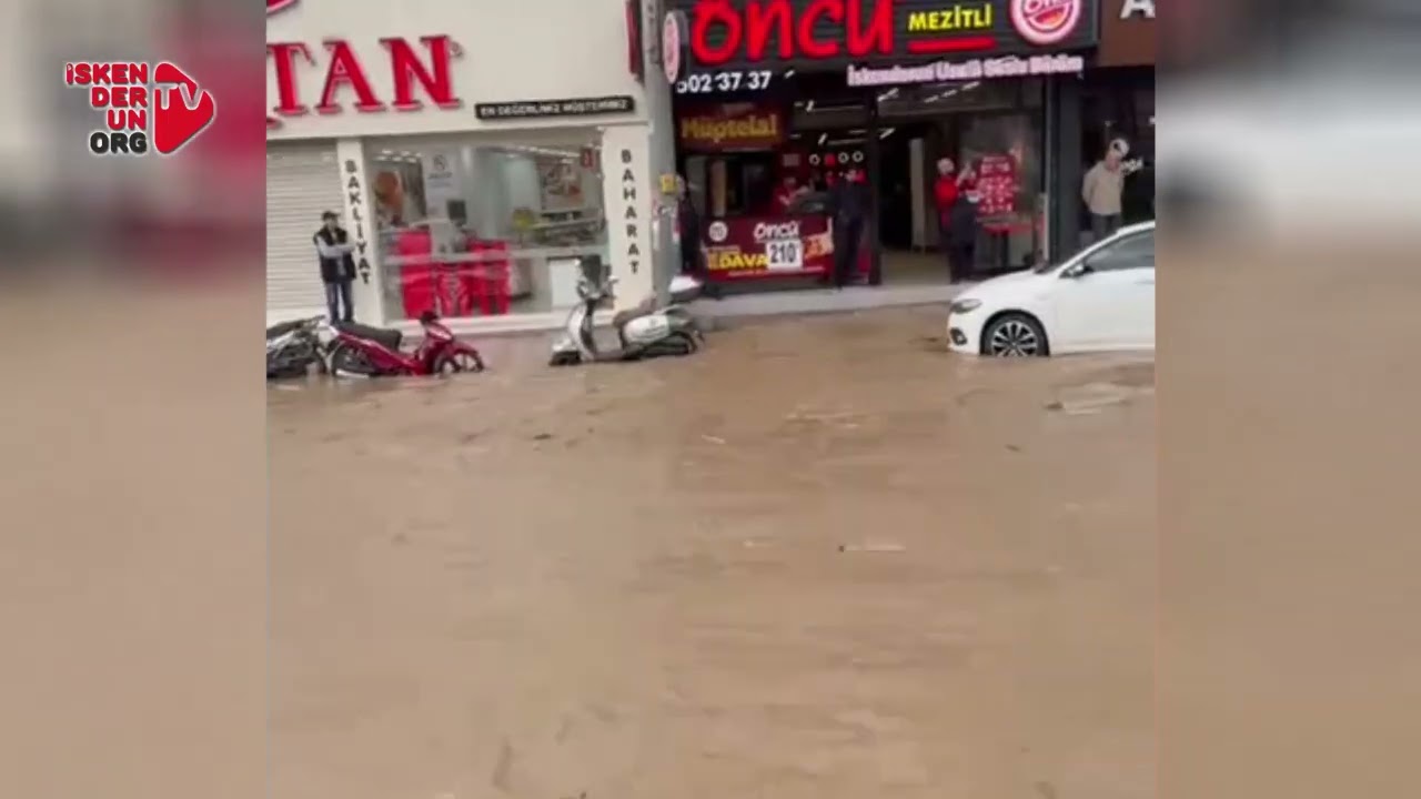 Mersin Mezitli Sel Felaketiyle Sarsıldı!